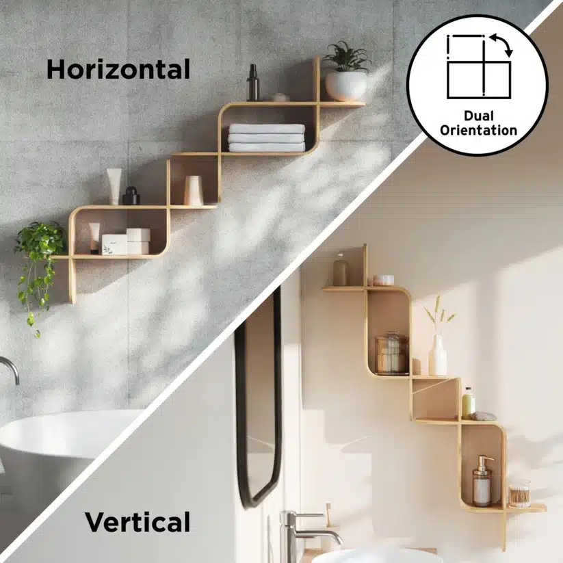 Umbra wandplank naturel