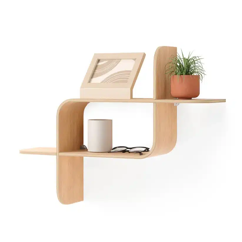 Umbra wandplank naturel