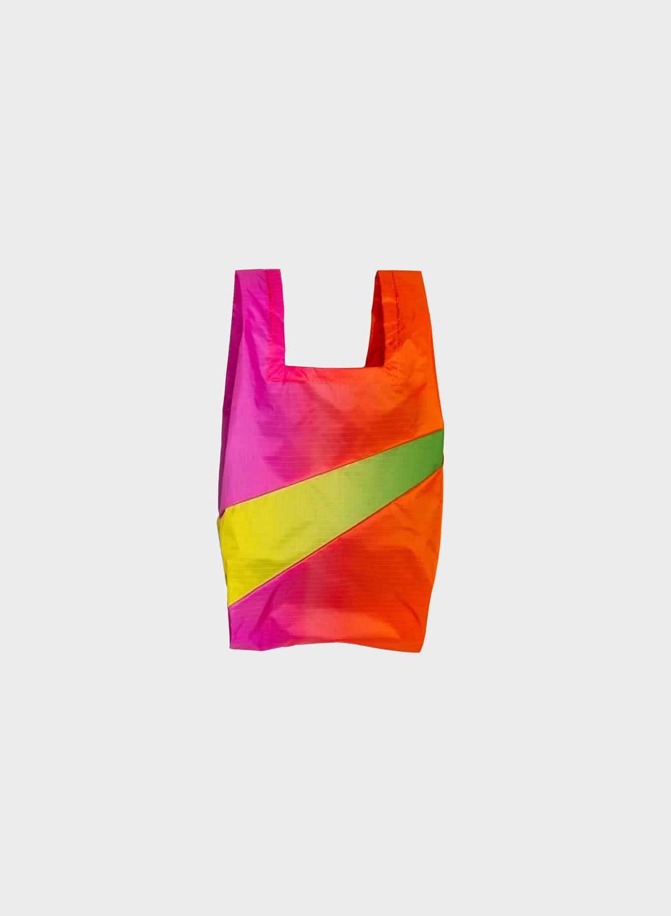 SUSAN BIJL Shopping bag Humming limes S