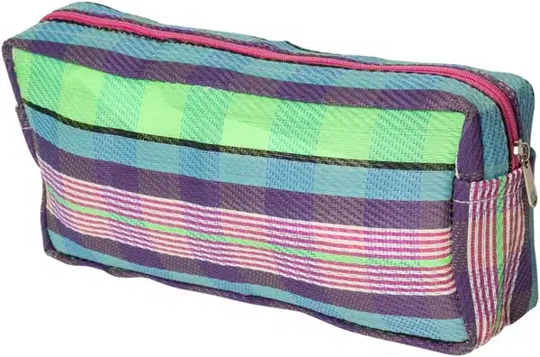 Au maison Gerecyclede make up tas groen/paars