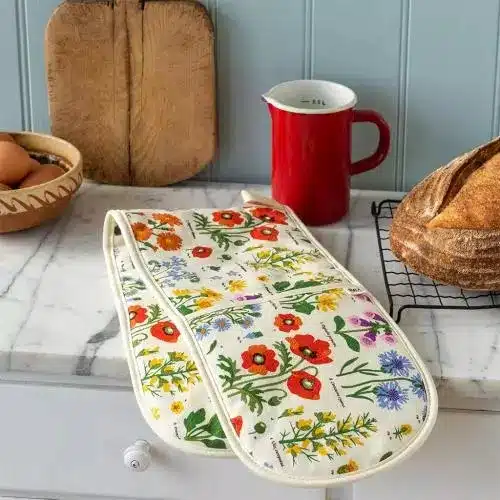 Rex London dubbele ovenhandschoen wild flowers