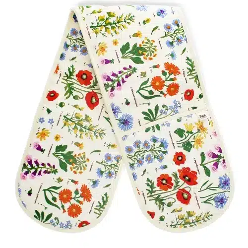 Rex London dubbele ovenhandschoen wild flowers
