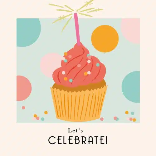 kaart Leukigheidjes kaart Let's celebrate