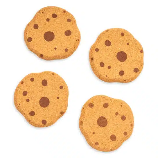 KIKKERLAND koekjes onderzetters set of 4