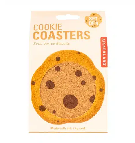 KIKKERLAND koekjes onderzetters set of 4