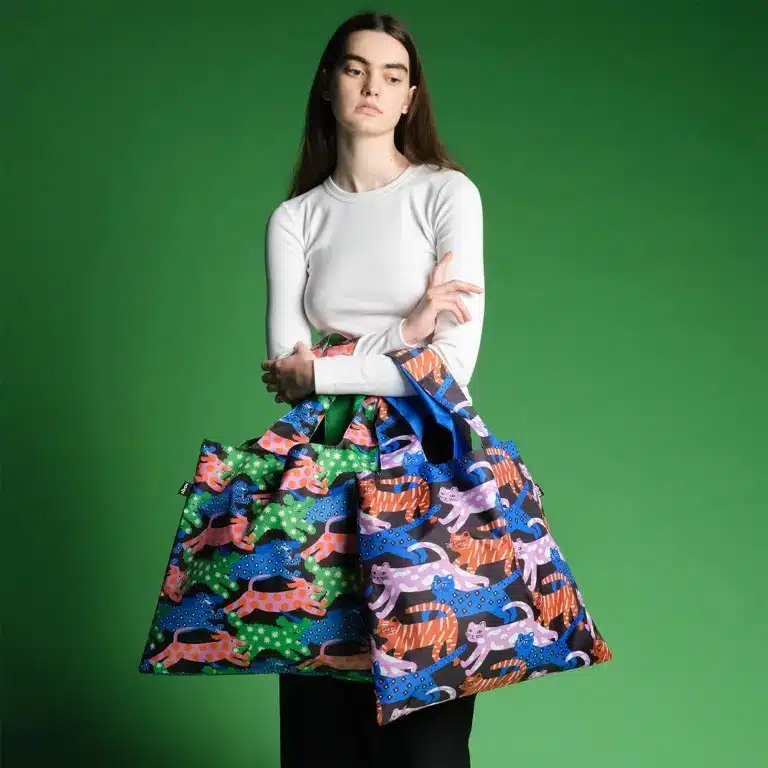 LOQI opvouwbaar tasje gerecycled honden