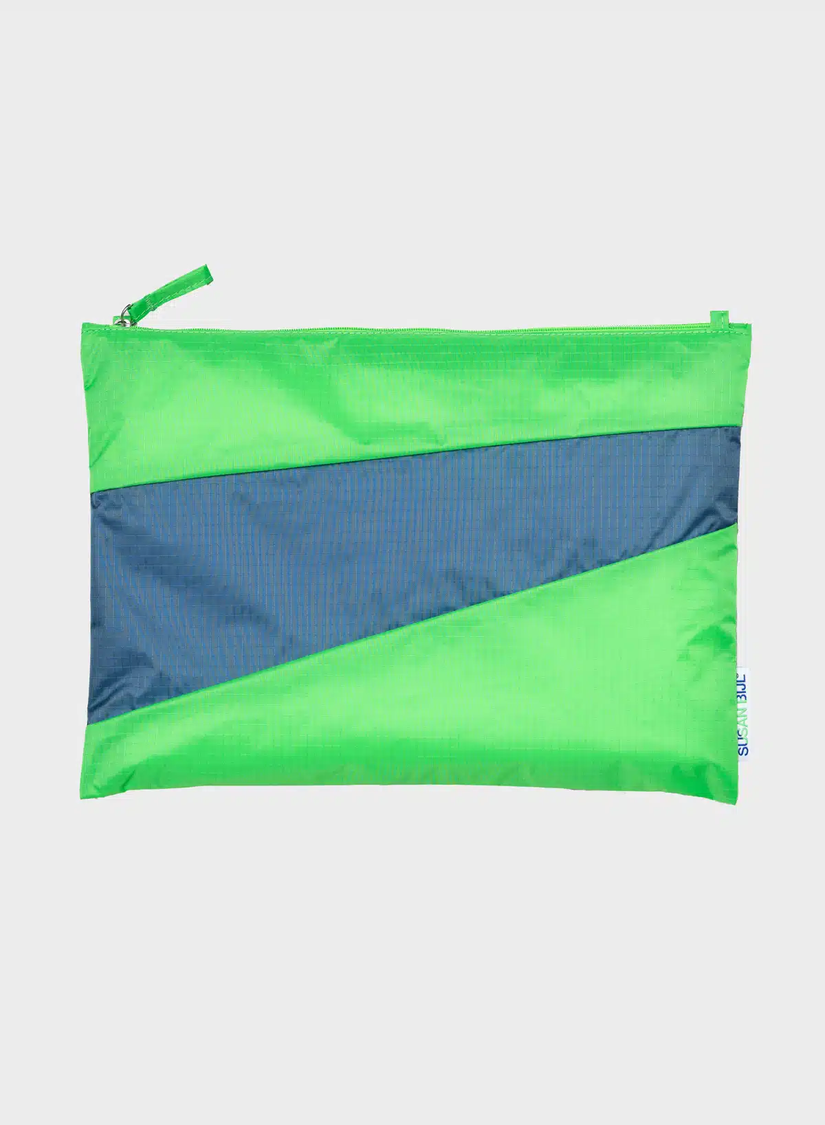 SUSAN BIJL Pouch greenscreen & dark patrol L + strap