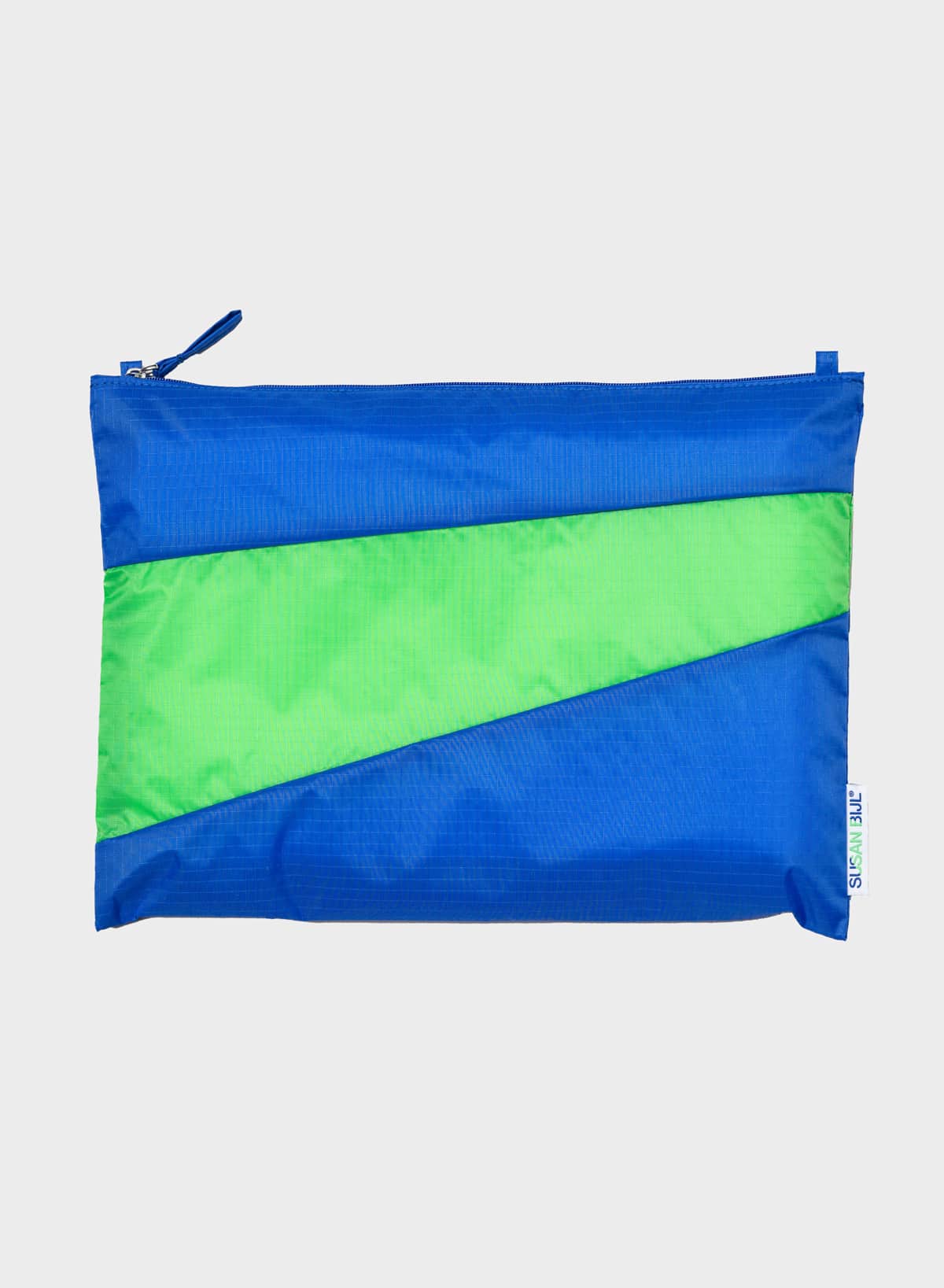 SUSAN BIJL Pouch yves & greenscreen L + strap
