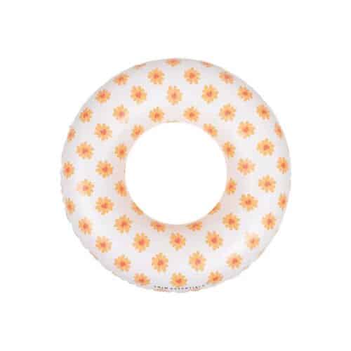 Zwemband bloemen hartjes 90cm