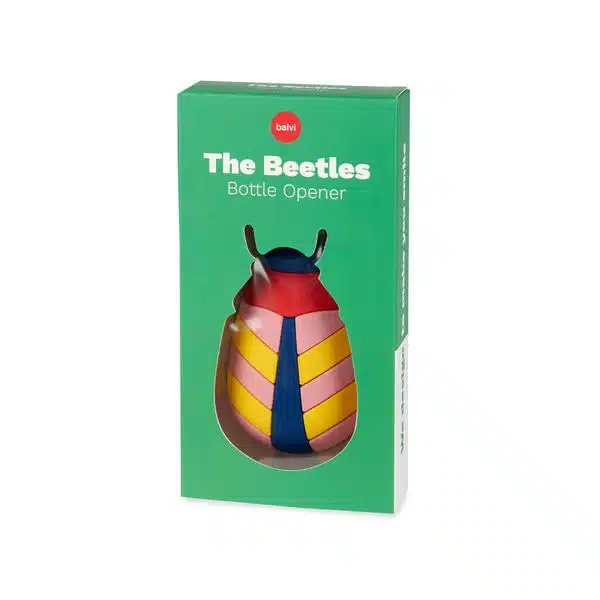 Balvi flesopener the beetles rood