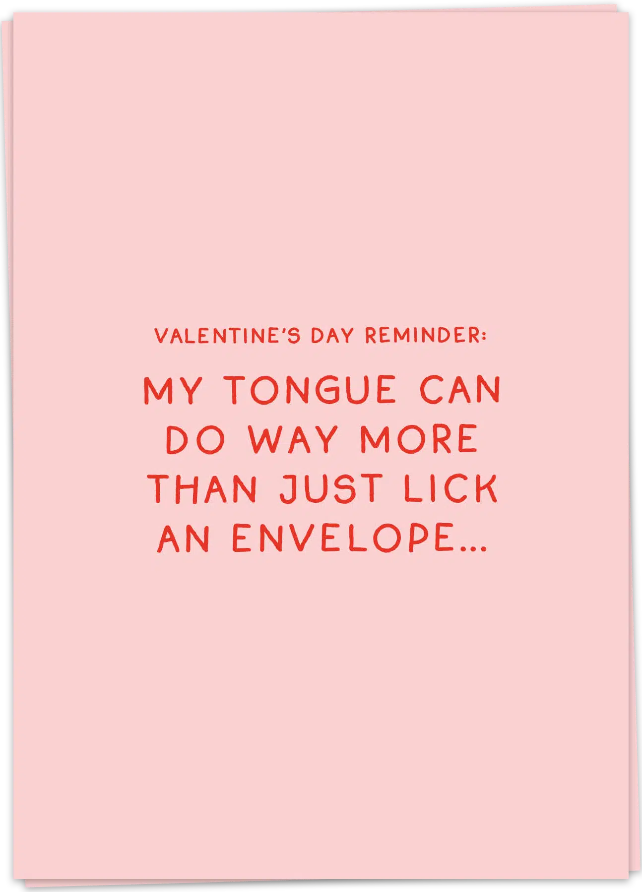 Kaartblanche kaart lick envelope