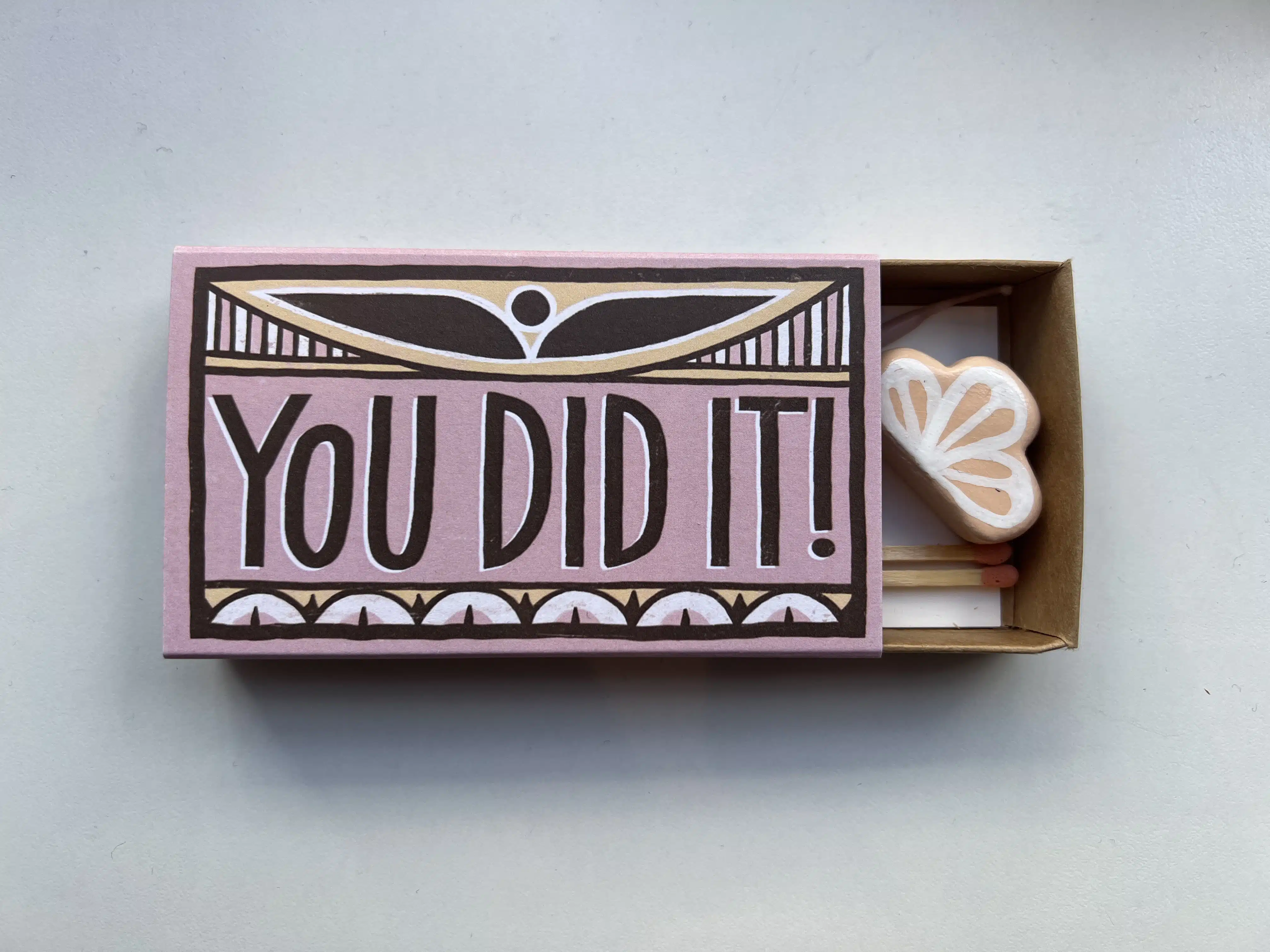 Verstuur een kaarsje you did it!