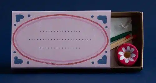 Verstuur een kaarsje zelf invullen roze