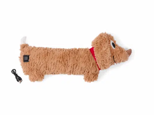 Bitten USB-warmer pluizige bruine hond