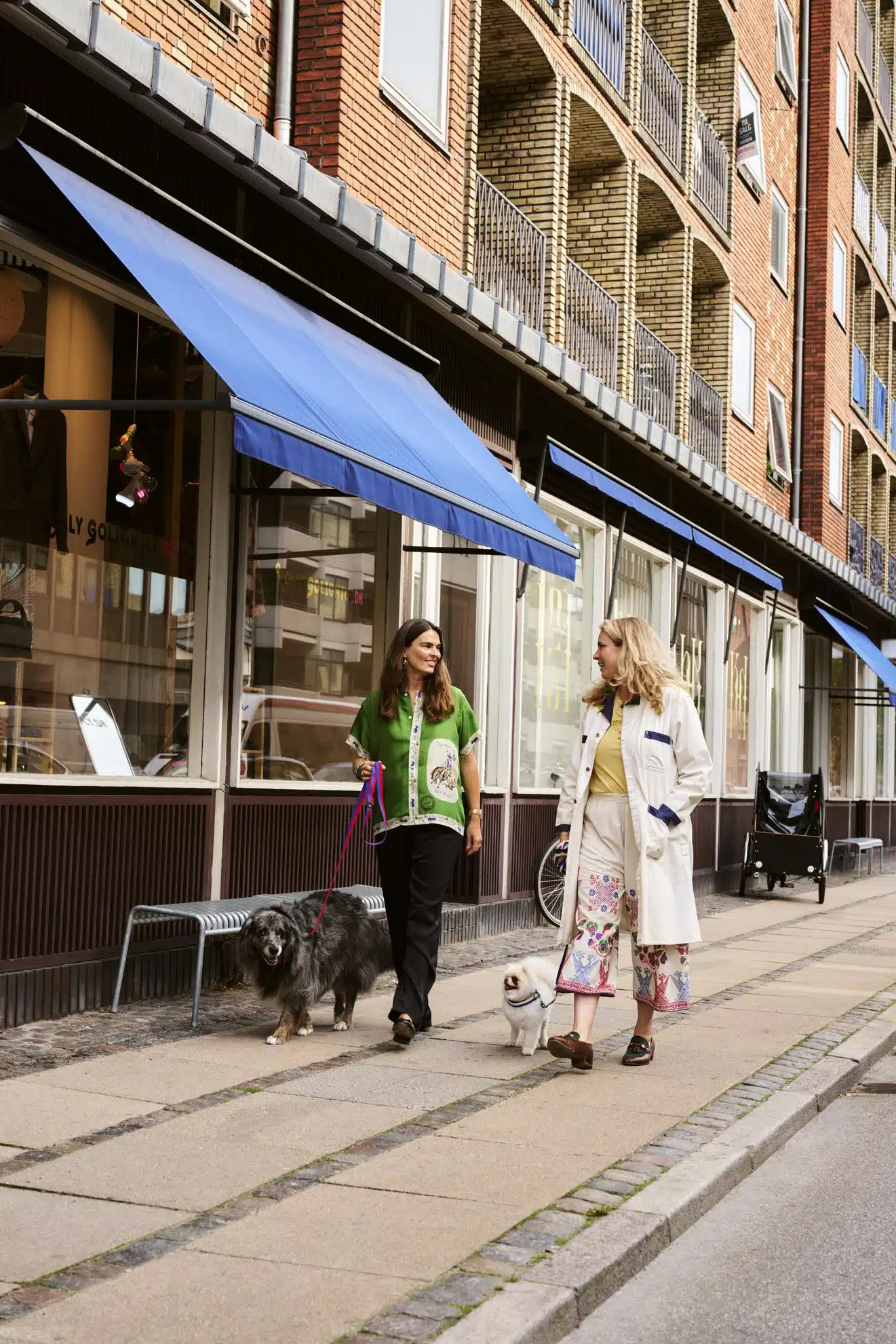 HAY Hondenriem gevlochten rood/blauw