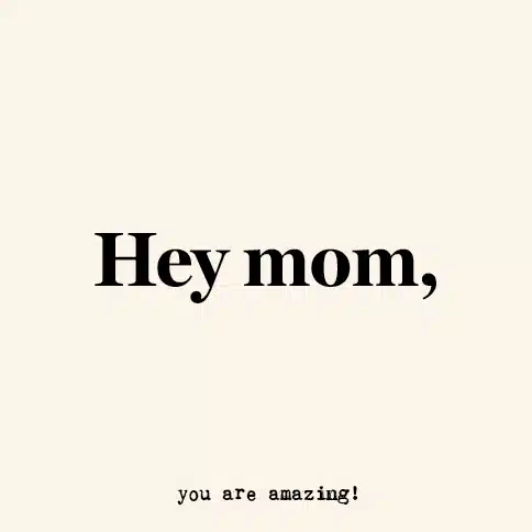 kaart Leukigheidjes kaart Hey Mom