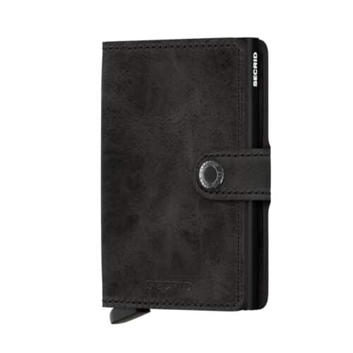 SECRID Miniwallet vintage zwart