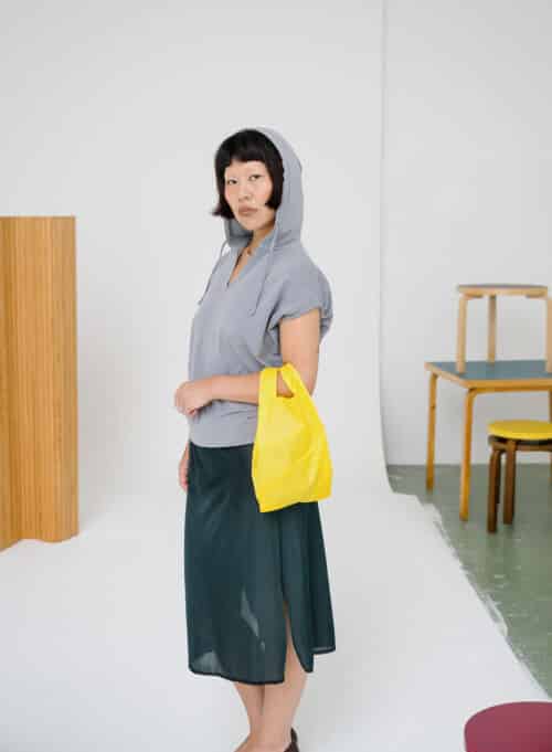 SUSAN BIJL Shopping bag TV yellow small
