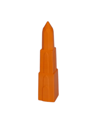 Domtoren lamp oranje