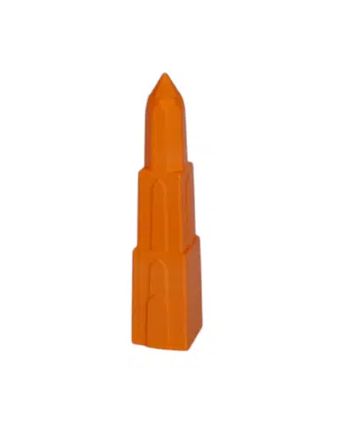 Domtoren lamp oranje