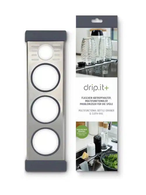 drip.it+ multifunctioneel flessen droogrek & doekrekje