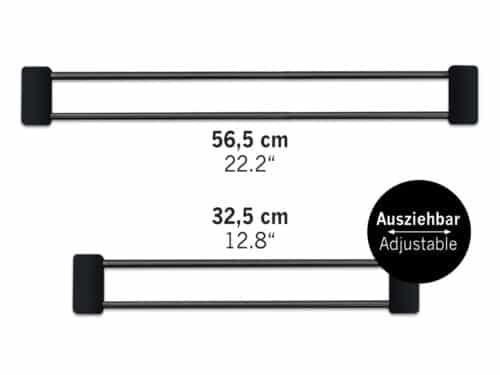 drip.line 4-in-1 keuken afdruiprek & doekrekje zwart