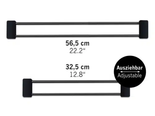 drip.line 4-in-1 keuken afdruiprek & doekrekje zwart