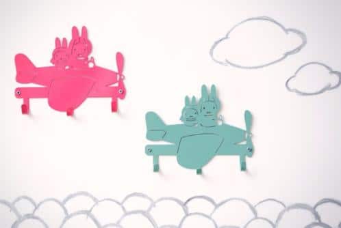 global affairs Nijntje kapstok vliegtuig zwart