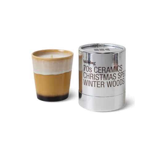 Hk living 70's ceramics: Christmas special - Winter woods geurkaas