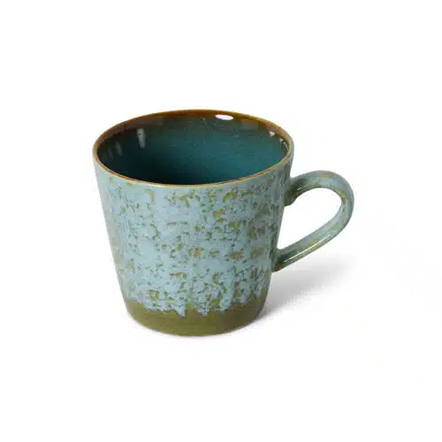 HKliving 70's Ceramics Cappuccino Mug - Verdigris