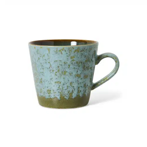 HKliving 70's Ceramics Cappuccino Mug - Verdigris