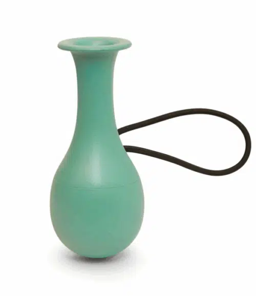 KIKKERLAND fiets vaas groenblauw