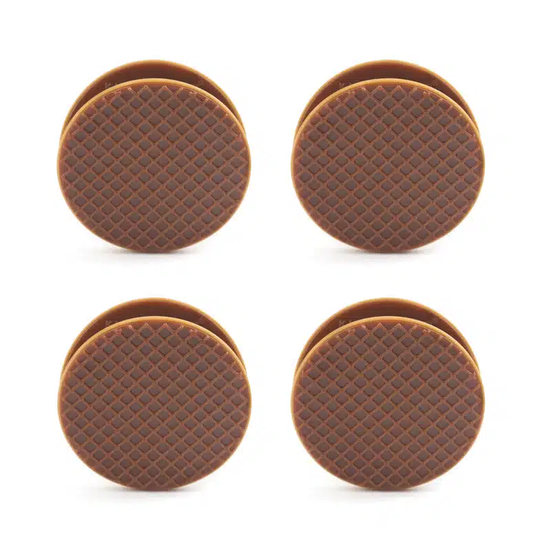 KIKKERLAND zak clips set van 4 stroopwafeltjes