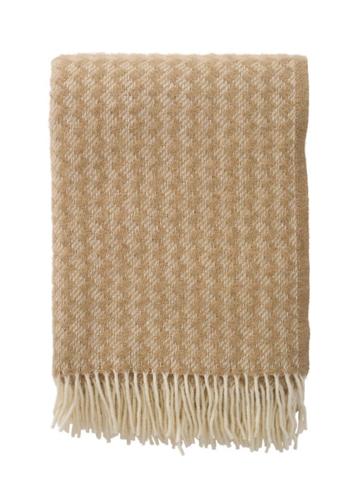 Klippan Plaid Palazzo - 100% lamswol zand