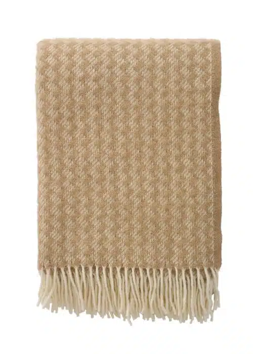 Klippan Plaid Palazzo - 100% lamswol zand