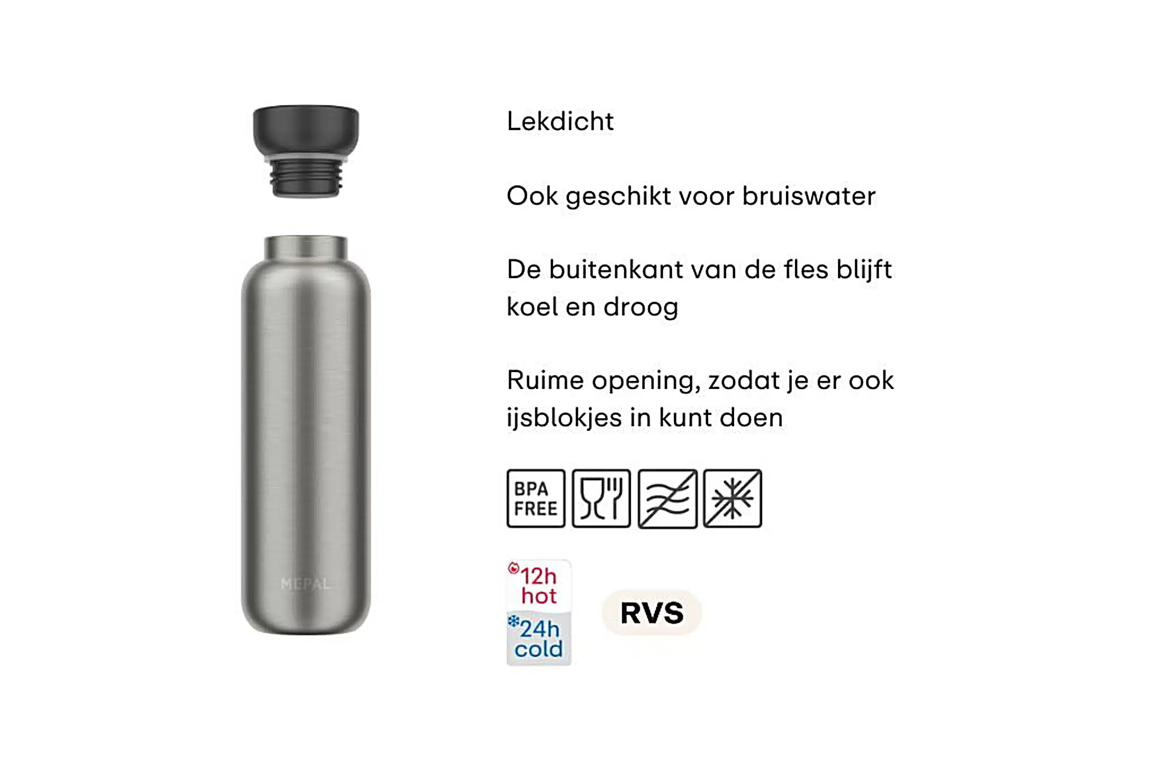 MEPAL Ellipse isoleerfles 500ml nordic sage