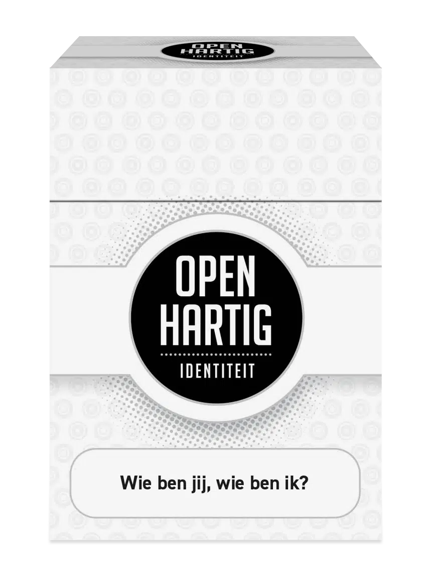 Openhartig kaartspel identiteit