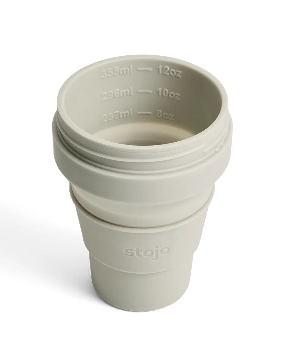 stojo Pocket opvouwbare beker 355ml haver