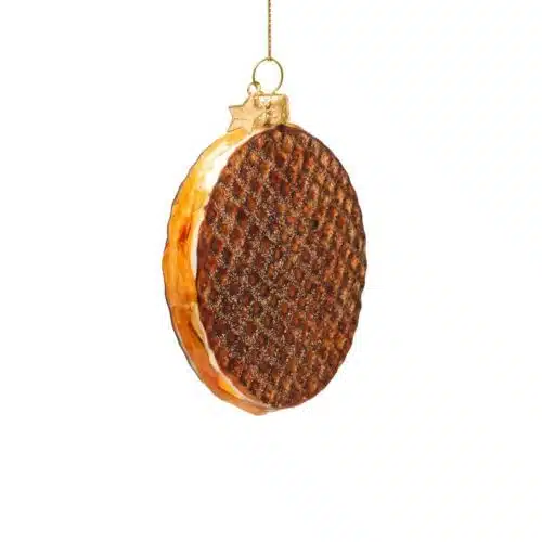 VONDELS Kerstbal stroopwafel