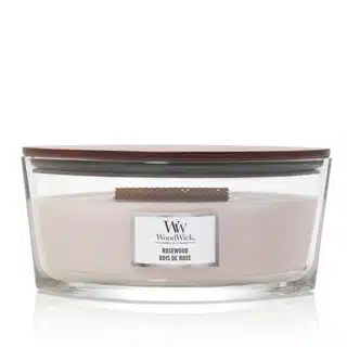 Woodwick Rosewood kaars ellipse