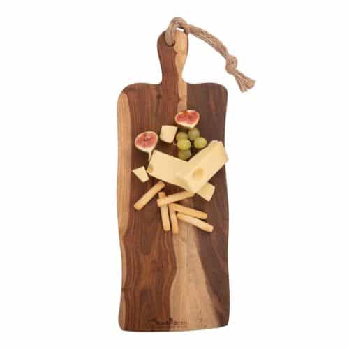 Bowls & dishes Serveerplank pure rose wood met handvat 49 cm