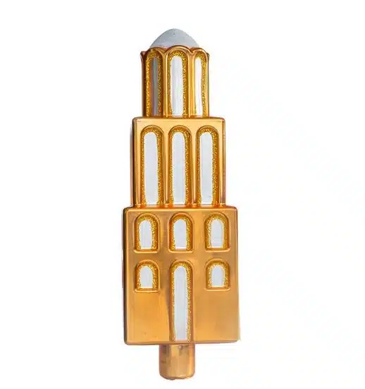 De ballen uit Utrecht Piek Domtoren goud