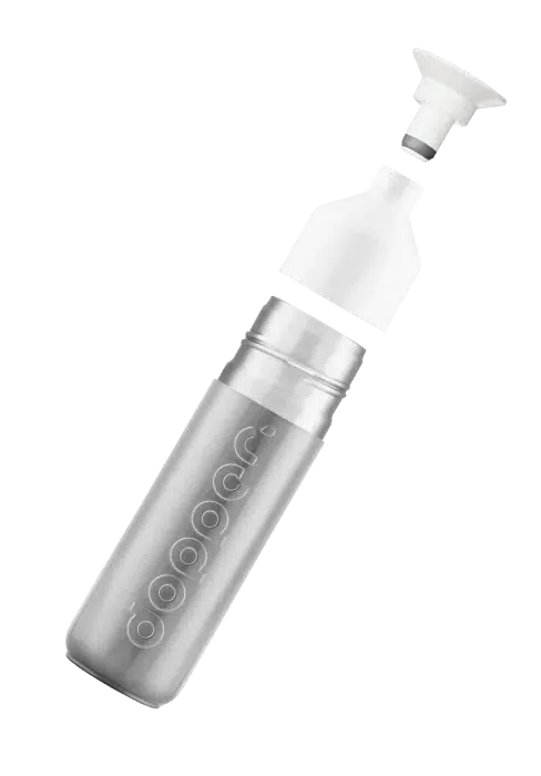 dopper thermosfles 350ml silver