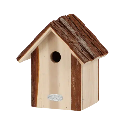 Esschert Design Nestkast pimpelmees boomschorsdak