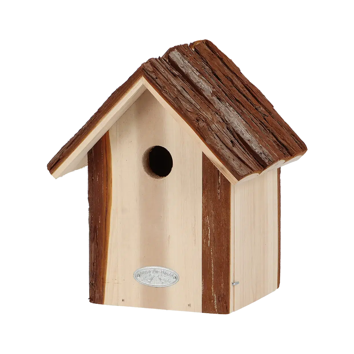 Esschert Design Nestkast pimpelmees boomschorsdak