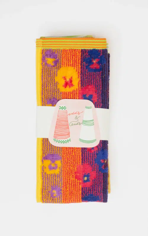 Foekje fleur Guest towel duo pansy velour #54