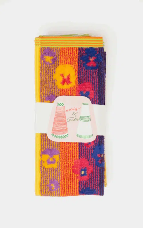 Foekje fleur Guest towel duo pansy velour #54