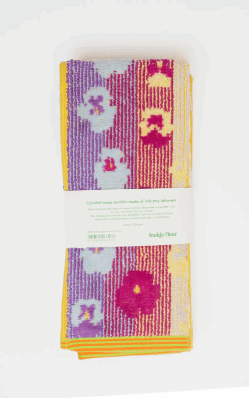 Foekje fleur Guest towel duo pansy velour #54