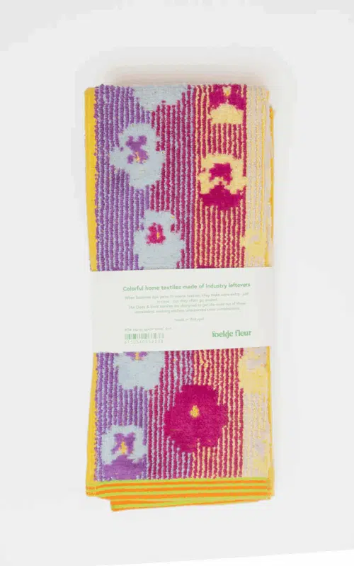 Foekje fleur Guest towel duo pansy velour #54