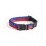 HAY Honden halsband s/m rood-blauw